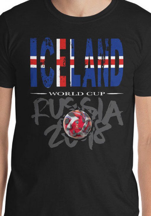 World Cup Football 2018 Russia Iceland T-Shirt