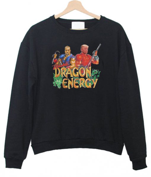 Kanye West and Donald Trump Double Dragon Energy Sweatshirt