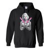 Marilyn Monroe With Pink Guns Hoodie