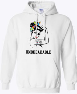 Mom Autism Unbreakable Hoodie