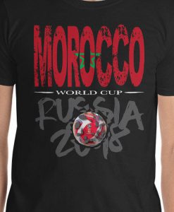 World Cup Football 2018 Russia Morocco T-Shirt