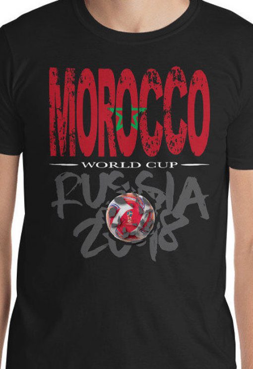 World Cup Football 2018 Russia Morocco T-Shirt