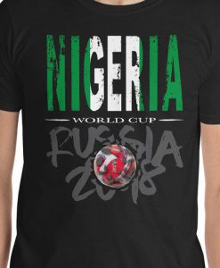 World Cup Football 2018 Russia Nigeria T-Shirt