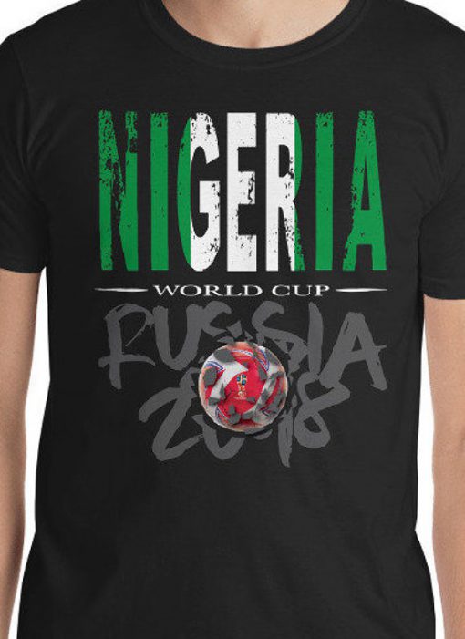 World Cup Football 2018 Russia Nigeria T-Shirt