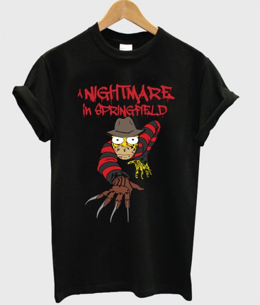 Nightmare in Springfield Simpsons T-Shirt