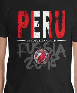 World Cup Football 2018 Russia Peru T-Shirt