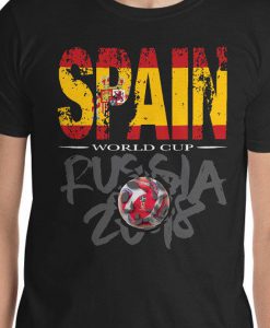 World Cup Football 2018 Russia Spain T-Shirt