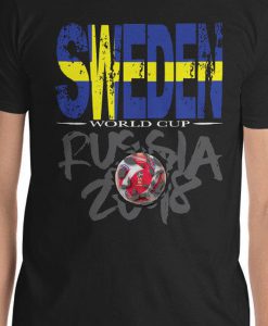 World Cup Football 2018 Russia Sweden T-Shirt