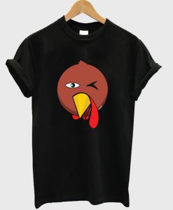 Turkey Wink Eyes Asian Emoji T-Shirt