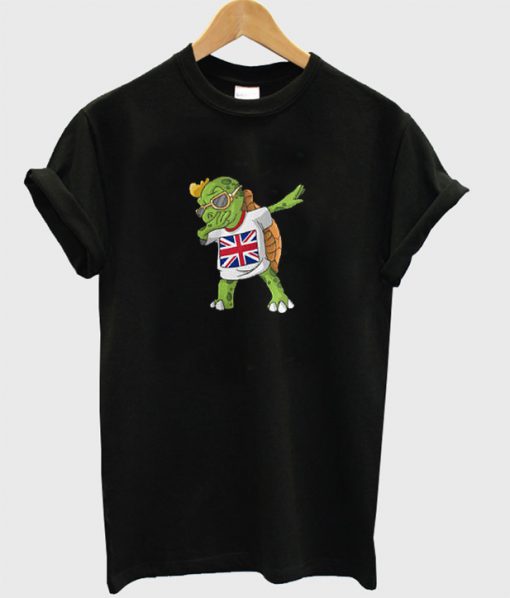 United Kingdom Dabbing Turtle Unisex T-Shirt