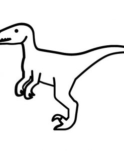 Velociraptor Cute T-Shirt