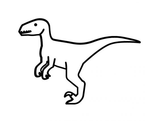 Velociraptor Cute T-Shirt