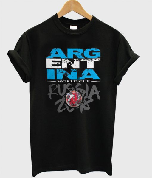 World Cup Football 2018 Russia Argentina T-Shirt