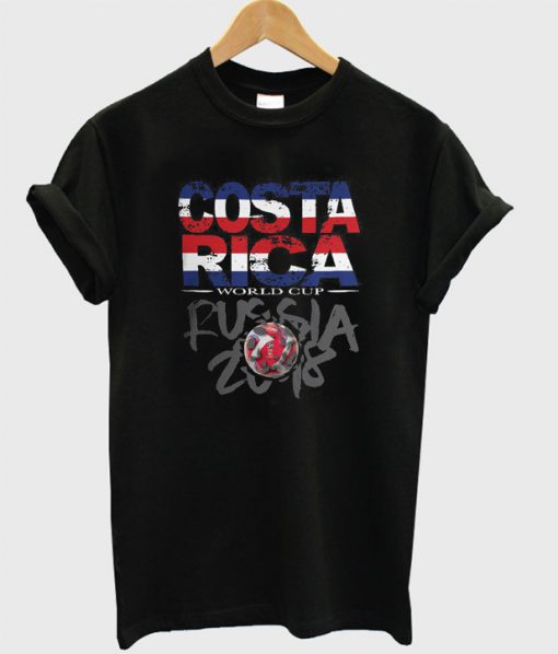 World Cup Football 2018 Russia Costa Rica T-Shirt