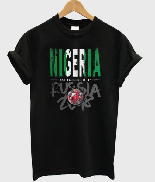 World Cup Football 2018 Russia Nigeria T-Shirt