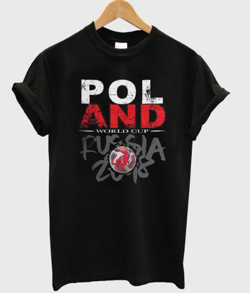 World Cup Football 2018 Russia Poland T-Shirt
