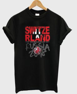 World Cup Football 2018 Russia Switzerland T-Shirt