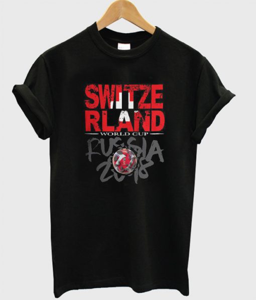 World Cup Football 2018 Russia Switzerland T-Shirt