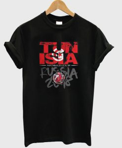 World Cup Football 2018 Russia Tunisia T-Shirt