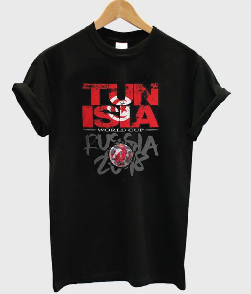 World Cup Football 2018 Russia Tunisia T-Shirt
