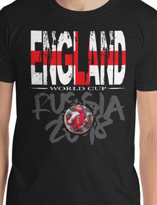 World Cup Football 2018 Russia England T-Shirt