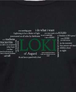 Loki Quotes T-Shirt