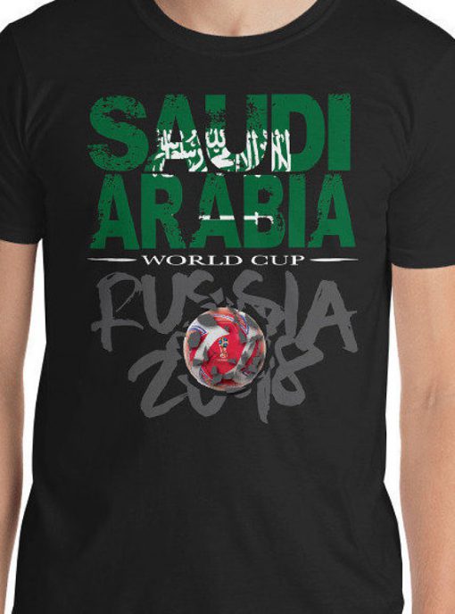World Cup Football 2018 Russia Saudi Arabia T-Shirt