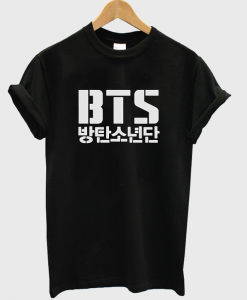 BTS Japan Text K-Pop T-Shirt