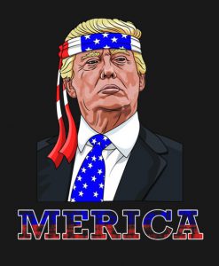 Merica Trump 4th of July T-Shirt
