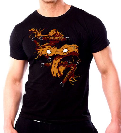 Michaelangelo Ghost Mask T-Shirt