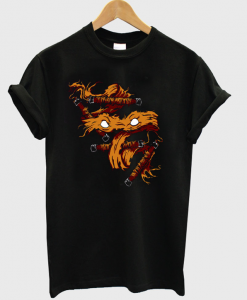 Michaelangelo Ghost Mask T-Shirt