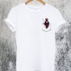 Pocket Deadpool Playing Games T-Shirt