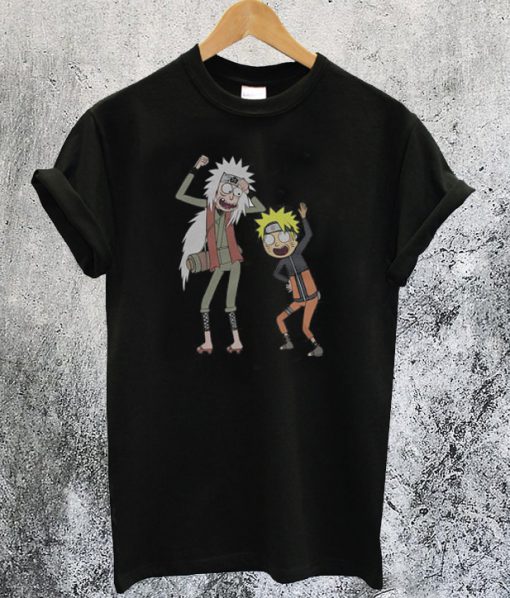 Rick and Morty Naruto T-Shirt