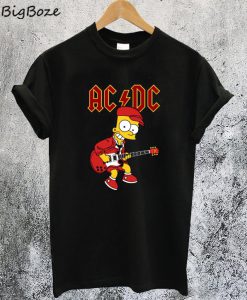 Bart Simpson ACDC T-Shirt