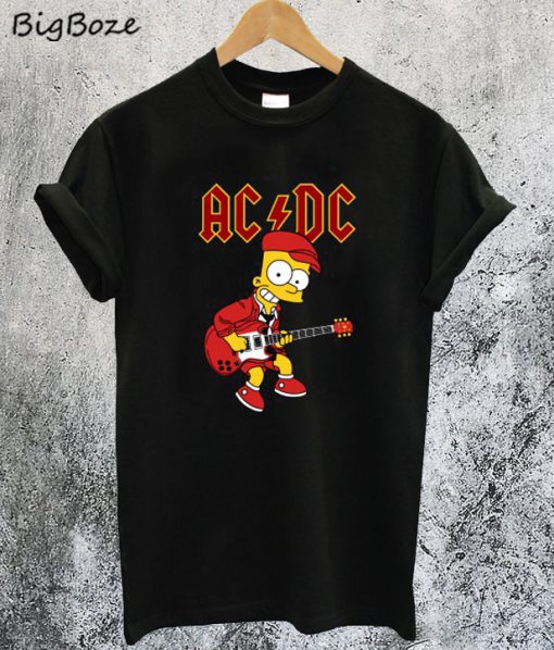 Bart Simpson ACDC T-Shirt