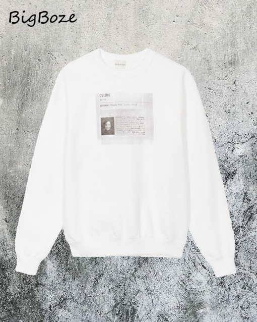 Celine Designer Phoebe Philo Sweatshirt