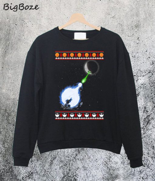 Dragon Ball & Star Wars Goku Kamehameha Christmas Sweatshirt