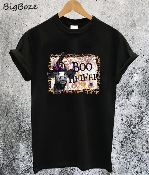 Halloween Boo Heifer T-Shirt
