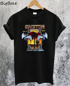 Led Zeppelin 1977 Inglewood Concert T-Shirt