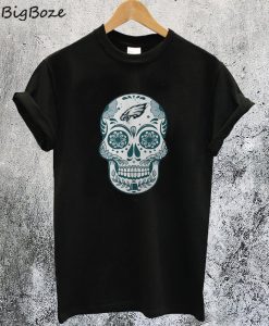 Philadelphia Eagles Sugar Skull T-Shirt