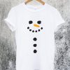 Snowman Pregnant Christmas T-Shirt