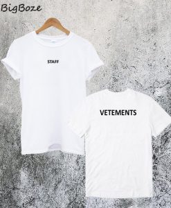 Staff Vetements T-Shirt