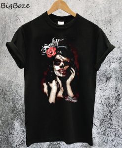 Sullen Day of the Dead Girl T-Shirt