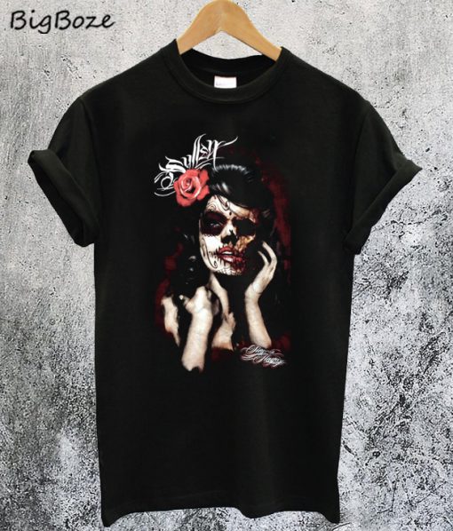 Sullen Day of the Dead Girl T-Shirt