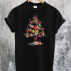 Wine Christmas Tree T-Shirt