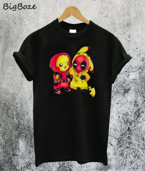 Baby Pikapool Pikachu Deadpool T-Shirt