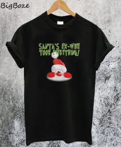 Christmas Grinch Santa Claus T-Shirt