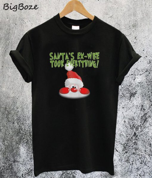 Christmas Grinch Santa Claus T-Shirt