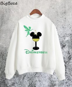Disney Wine Drinkerbell Sweatshirt