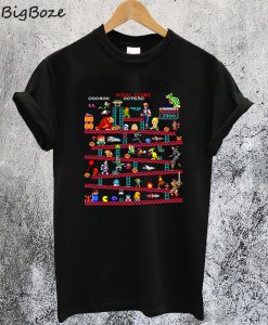 Donkey Kong Retro Game Characters T-Shirt